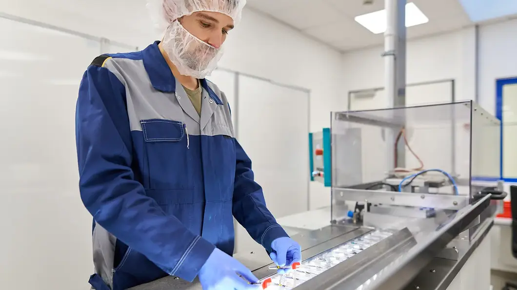 Production of medical pens with worker